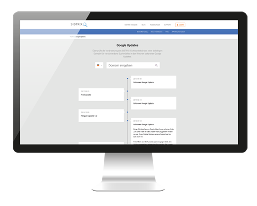 Sistrix Google Updates